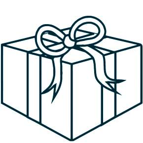 Раскраска новогодние подарки