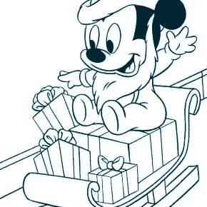 Раскраска новогодние подарки