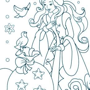 Раскраска новогодние подарки