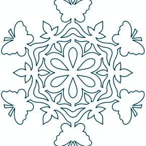 Раскраска снежинки Раскраска снежинки