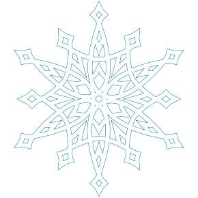 Раскраска снежинки Раскраска снежинки