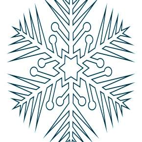 Раскраска снежинки Раскраска снежинки