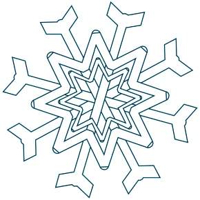 Раскраска снежинки Раскраска снежинки