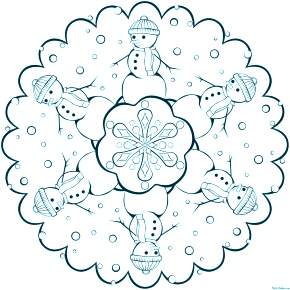 Раскраска снежинки Раскраска снежинки