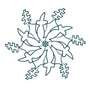 Раскраска снежинки Раскраска снежинки