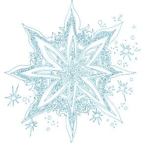 Раскраска снежинки Раскраска снежинки