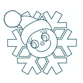 Раскраска снежинки Раскраска снежинки