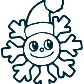 Раскраска снежинки Раскраска снежинки