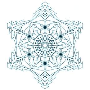 Раскраска снежинки Раскраска снежинки