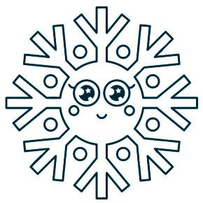 Раскраска снежинки Раскраска снежинки