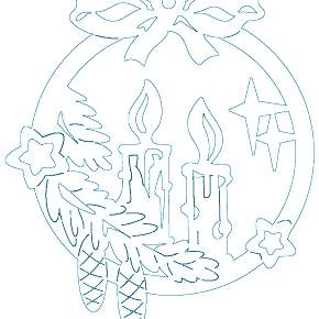 Раскраска новогодний венок Раскраска новогодний венок