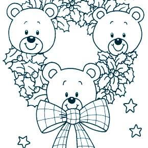 Раскраска новогодний венок Раскраска новогодний венок