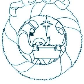 Раскраска новогодний венок Раскраска новогодний венок