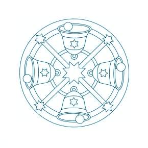 Раскраска новогодний венок Раскраска новогодний венок