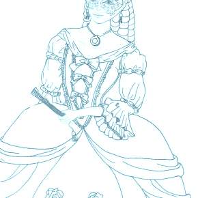 Раскраска новогодний костюм Раскраска новогодний костюм