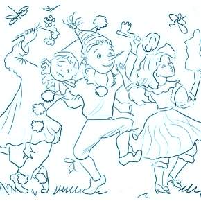 Раскраска новогодний костюм Раскраска новогодний костюм