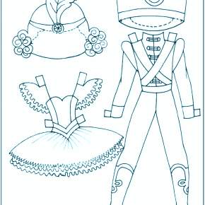 Раскраска новогодний костюм Раскраска новогодний костюм