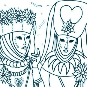 Раскраска новогодний костюм Раскраска новогодний костюм