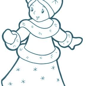 Раскраска новогодний костюм Раскраска новогодний костюм