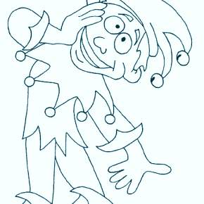 Раскраска новогодний костюм Раскраска новогодний костюм