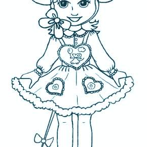 Раскраска новогодний костюм Раскраска новогодний костюм