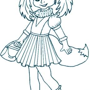 Раскраска новогодний костюм Раскраска новогодний костюм