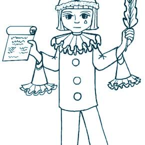 Раскраска новогодний костюм Раскраска новогодний костюм