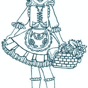 Раскраска новогодний костюм Раскраска новогодний костюм