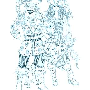 Раскраска новогодний костюм Раскраска новогодний костюм