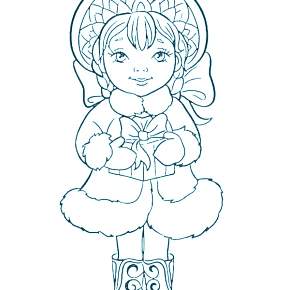 Раскраска новогодний костюм Раскраска новогодний костюм