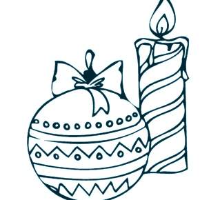 Раскраска новогодние шары Раскраска новогодние шары