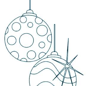 Раскраска новогодние шары Раскраска новогодние шары