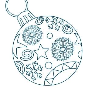 Раскраска новогодние шары Раскраска новогодние шары