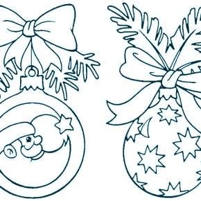 Раскраска новогодние шары Раскраска новогодние шары