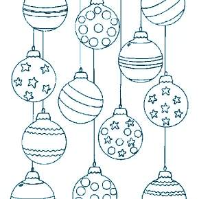 Раскраска новогодние шары Раскраска новогодние шары