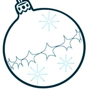 Раскраска новогодние шары Раскраска новогодние шары