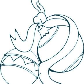 Раскраска новогодние шары Раскраска новогодние шары