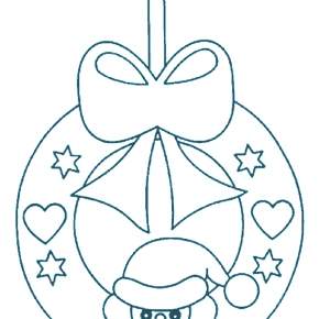 Раскраска новогодние шары Раскраска новогодние шары