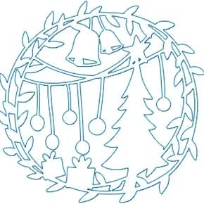 Раскраска новогодние шары Раскраска новогодние шары