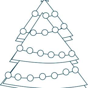 Раскраска новогодняя гирлянда Раскраска новогодняя гирлянда