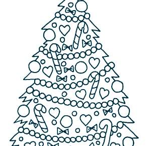 Раскраска новогодняя гирлянда Раскраска новогодняя гирлянда