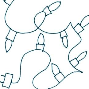 Раскраска новогодняя гирлянда Раскраска новогодняя гирлянда