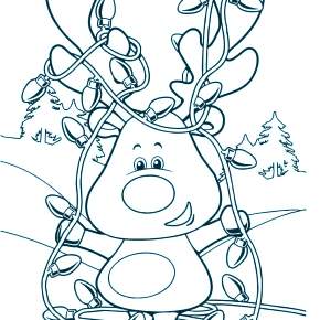 Раскраска новогодняя гирлянда Раскраска новогодняя гирлянда