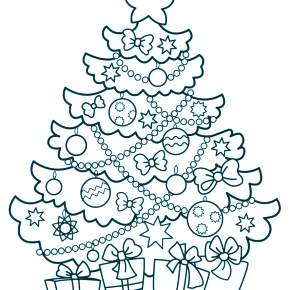 Раскраска новогодняя гирлянда Раскраска новогодняя гирлянда