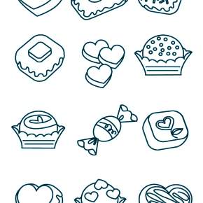 Раскраска пряник новогодний