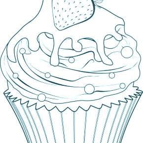 Раскраска пряник новогодний