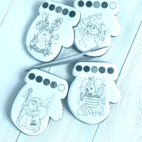 Раскраска пряник новогодний