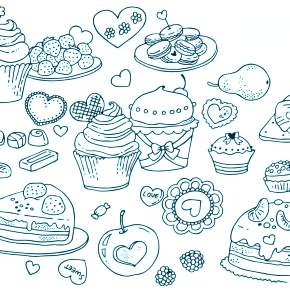 Раскраска пряник новогодний