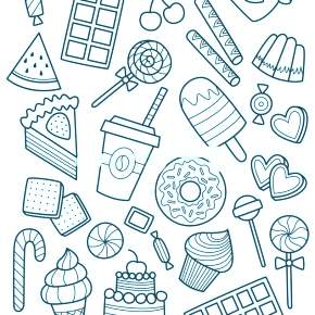 Раскраска пряник новогодний