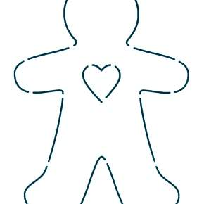 Раскраска пряник новогодний